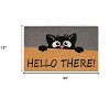 HomeRoots 18" X 30" Beige and Black Coir Animal Print Outdoor Door Mat - 3 of 4