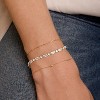 Tennis Bracelet for Women, 14K Gold Plated Cubic Zirconia Adjustable Slider Bracelets Trendy Jewelry Gift - 2 of 4
