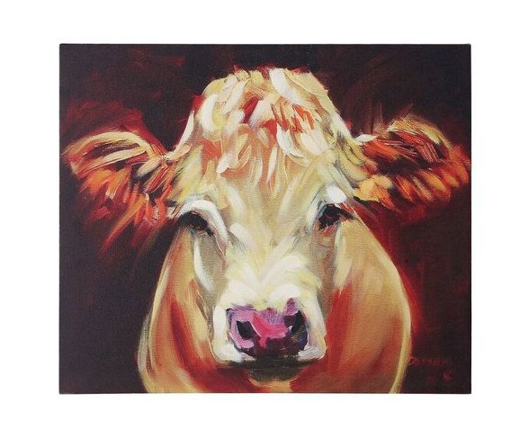 Cow Canvas Wall D&#233;cor - 3R Studios