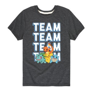 Boys' - Pokémon - Team Player Short Sleeve Graphic T-Shirt - 1 of 4