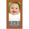 PosterPalooza | Photo Size Modernist Brown Picture Frame - UV Acrylic, Foam Board Backing, Hanging Hardware - 2 of 4