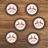 Courtside Market ‘Tis The Season Collection 4″ Circle Ceramic Coasters – 6 Piece Set - 3 of 3
