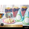 SparkSettings Disposable Plastic Dessert Plates 7 Inches, Pack of 50 - 2 of 4