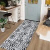 Acekool Washable Area Rug, Modern Geometric Non-Slip Soft Low Pile Stain Resistant Carpet for Living Room Bedroom, Easy Care - 3 of 4