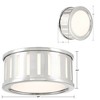 Crystorama Lighting Kendal 2 - Light Flush Mount in  Polished Nickel - 2 of 4