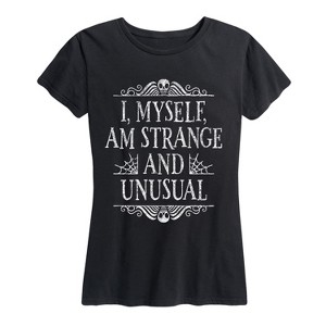 Women's - Instant Message - I Myself am Strange and Unusual Short Sleeve Graphic T-Shirt - 1 of 4