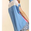 Women's Color Block Gauze Top - umgee - 4 of 4