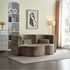 KWPZQEB 2-in-1 Folding Sofa Bed with 2 Pillows, Loveseat Sofa, Boneless Convertible Sleeper Sofa Bed Full Size, Floor Couch & Sleeping Mattress - 4 of 4