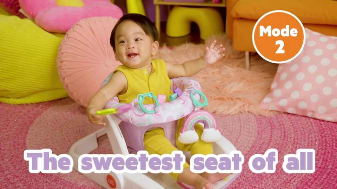 Bright Starts 2-in-1 Sit-Up Infant Floor Seat - Girl, 2 of 18, play video
