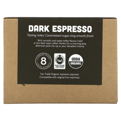 Portland Coffee Roasters Dark Espresso, Espresso Capsules, 30 Count