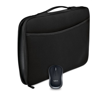 Logitech Laptop Sleeve with Mouse - Black_6