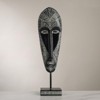 NotArt Handcrafted Indigenous Indigenous Mask Sculpture - Bohemian Wall Decor for Home, Office | Unique - 4 of 4