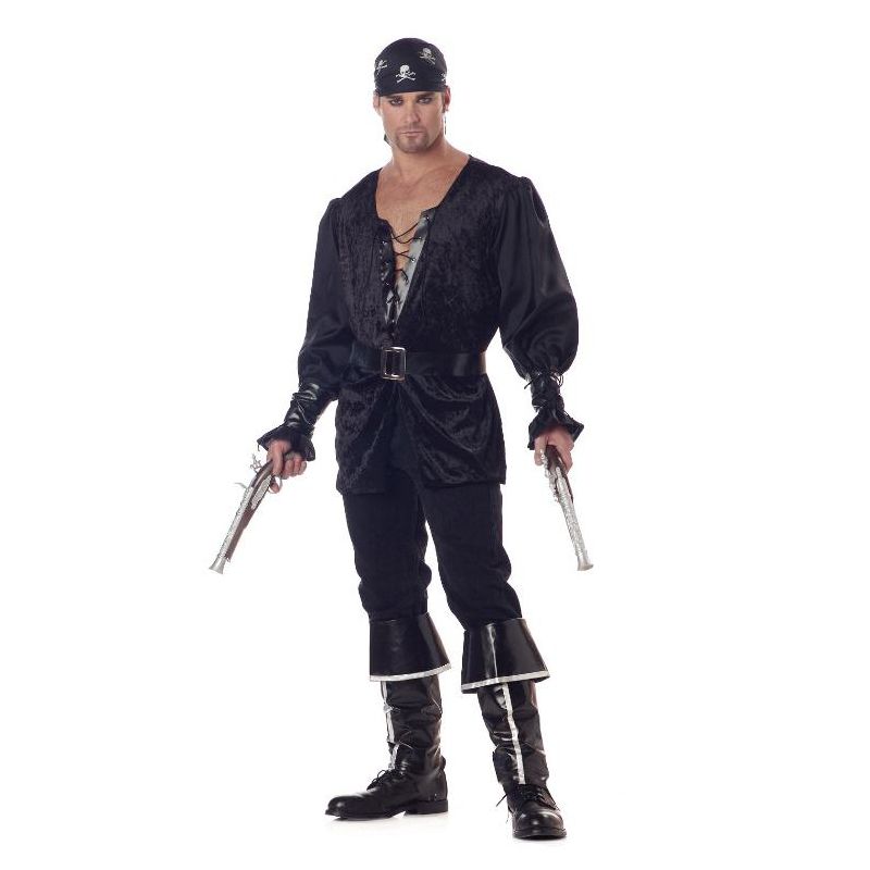 California Costumes Blackheart Pirate Men's Costume, 1 of 2