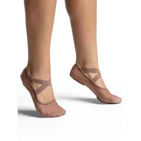 Capezio Mocha Hanami Ballet Shoe, 4 Medium : Target