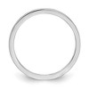 Black Bow Jewelry 1.2mm 10k White Gold Crisscross Flat Stackable Band - 2 of 4