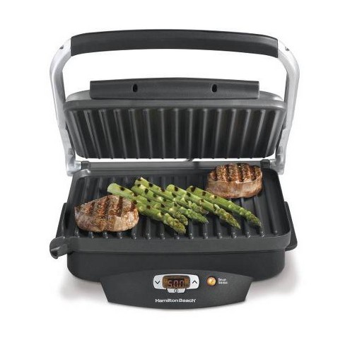Bring the sizzle inside! Our Electric Indoor Searing Grill