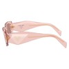 Prada PR 17WSF 19Q10D Womens Rectangle Sunglasses Transparent Peach 51mm - 3 of 3