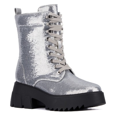 Fashion To Figure Women's Odessa Sequin Boot - Wide Width
