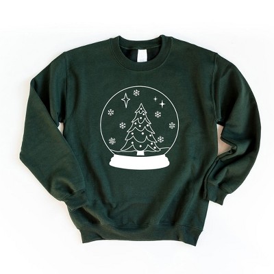Simply Sage Market Women's Graphic Sweatshirt Christmas Snow Globe