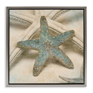 Stupell Industries Distressed Texture Starfish, 25" x 25" - 1 of 4