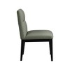 Meridian Furniture,Adrian Vegan Leather Dining Side Chair, Set of 2 - 3 of 4