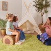 ECR4Kids SoftZone Tree Log Seat, 12in, Chocolate - 4 of 4