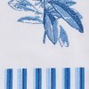 Patricia Heaton Home Blue Butterfly Embroidered Dishtowel Set of 2 - 3 of 4