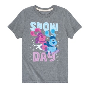 Boys' - Blue's Clues & You! - Snow Day Short Sleeve Graphic T-Shirt - 1 of 4
