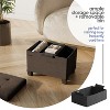 StorageBud Storage Ottoman for Bedroom End of Bed, Fabric Storage Bench, Large Storage Ottoman Bench, Entryway Bench with Storage - 2 of 4