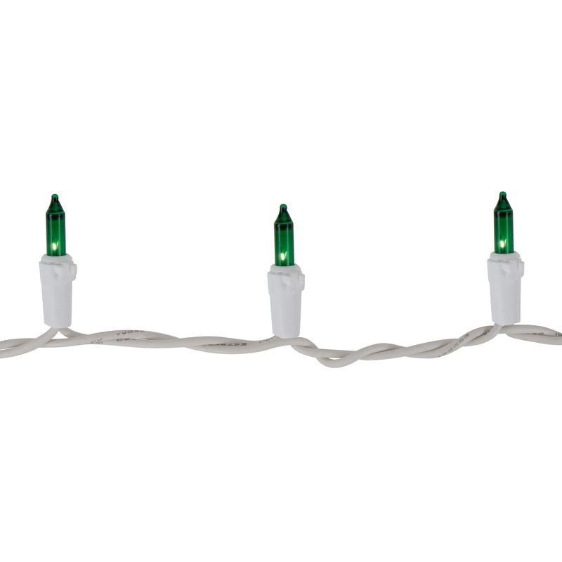 Northlight 35ct Mini String Lights -Green - 7' White Wire, 4 of 6