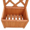 vidaXL Garden Raised Bed PP Anthracite 16.9"x16.9"x13.8" - 3 of 4