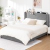 COMHOMA Metal Platform Bed Frame with Headboard,  3 Storage Drawers, Type-C&USB Ports - 4 of 4