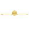 CWI Lighting Oskil LED Integrated Wall Light With Satin Gold Finish - 3 of 4