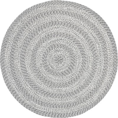 nuLOOM Rowan Braided Texture Ivory 7 ft. 6 in. x 9 ft. 6 in