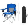 Kumasinova Foldable Camping Chairs with Cup Holder,Portable Chair with Side Pocket,Heavy Duty Beach Chairs for Adults,Outdoor Chairs for Camping&Lawn - 2 of 3