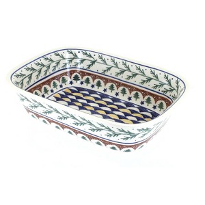 Blue Rose Polish Pottery 174 Zaklady Loaf Baker - 1 of 1