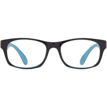 ICU Eyewear Screen Vision Rectangle Reading Glasses - Turquoise