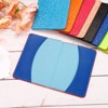 Unique Bargains PU Leather Flower Printed Texture Document Passport Holder 5.6"x3.9" - 4 of 4