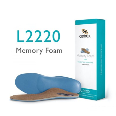 Aetrex Women's Memory Foam Posted Orthotics