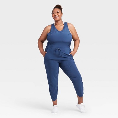 plus size stretchy jumpsuit