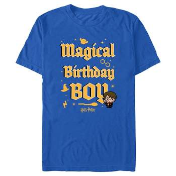 Men's Harry Potter Magical Birthday Boy Icons T-Shirt