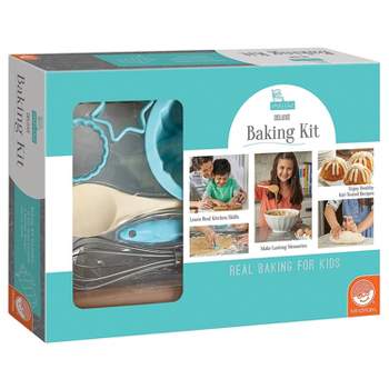 MindWare Playful Chef: Deluxe Baking Utensils and Recipes Kit for Kids – Ages 4 & up –  16 Utensils & 5 Healthy Recipes