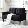 Sapphtopaz 51.2" Loveseat Couch Sofa - Compact Upholstered Furniture with Sturdy Frame, Cozy Seating for Living Room, Bedroom & Small Spaces - 2 of 3