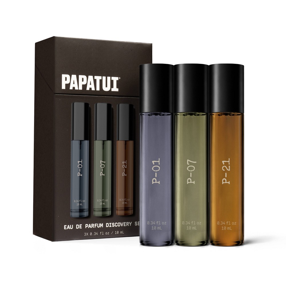 Papatui Men's Luxury Cologne Eau De Parfum Discovery Kit - 0.34 fl oz/3ct