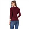 Clearlove Women's 3/4 Sleeve Button Down Sweater Cardigan - 3 of 4