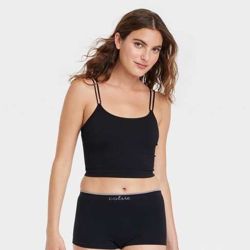 Women's Seamless Brami - Colsie™ Black M : Target