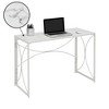 Breighton Home Nova Folding Desk in White Faux Marble/White - 3 of 4