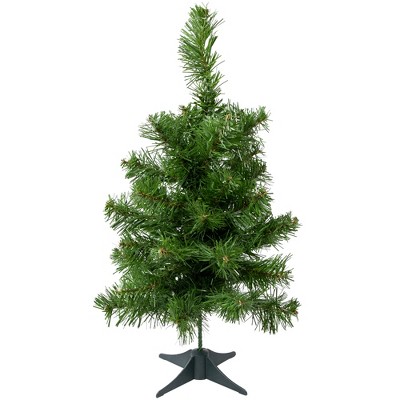 Northlight 2' Unlit Artificial Christmas Tree Medium Buffalo Fir : Target