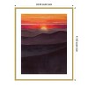 Amanti Art Layered Sunset II by Grace Popp Wood Framed Wall Art Print - 4 of 4