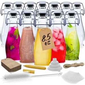 Nevlers 8.5 oz Teardrop Swing Top Glass Bottle Set (Pack of 6) - 1 of 4